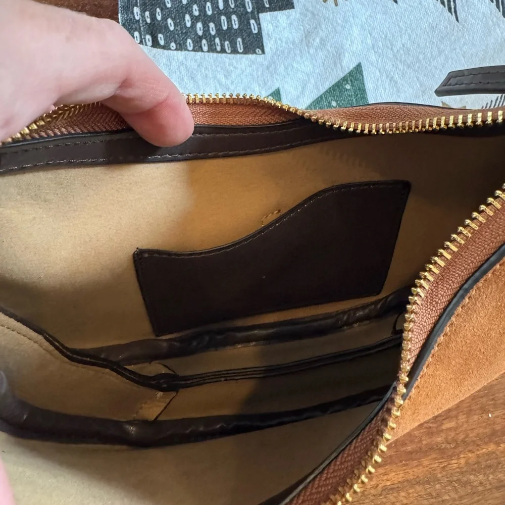 Polo ID Bag inspired Leather Shoulder Bag - Picture 4 of 7